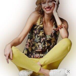 CAbi Ruffle Tank 3265 size large EUC